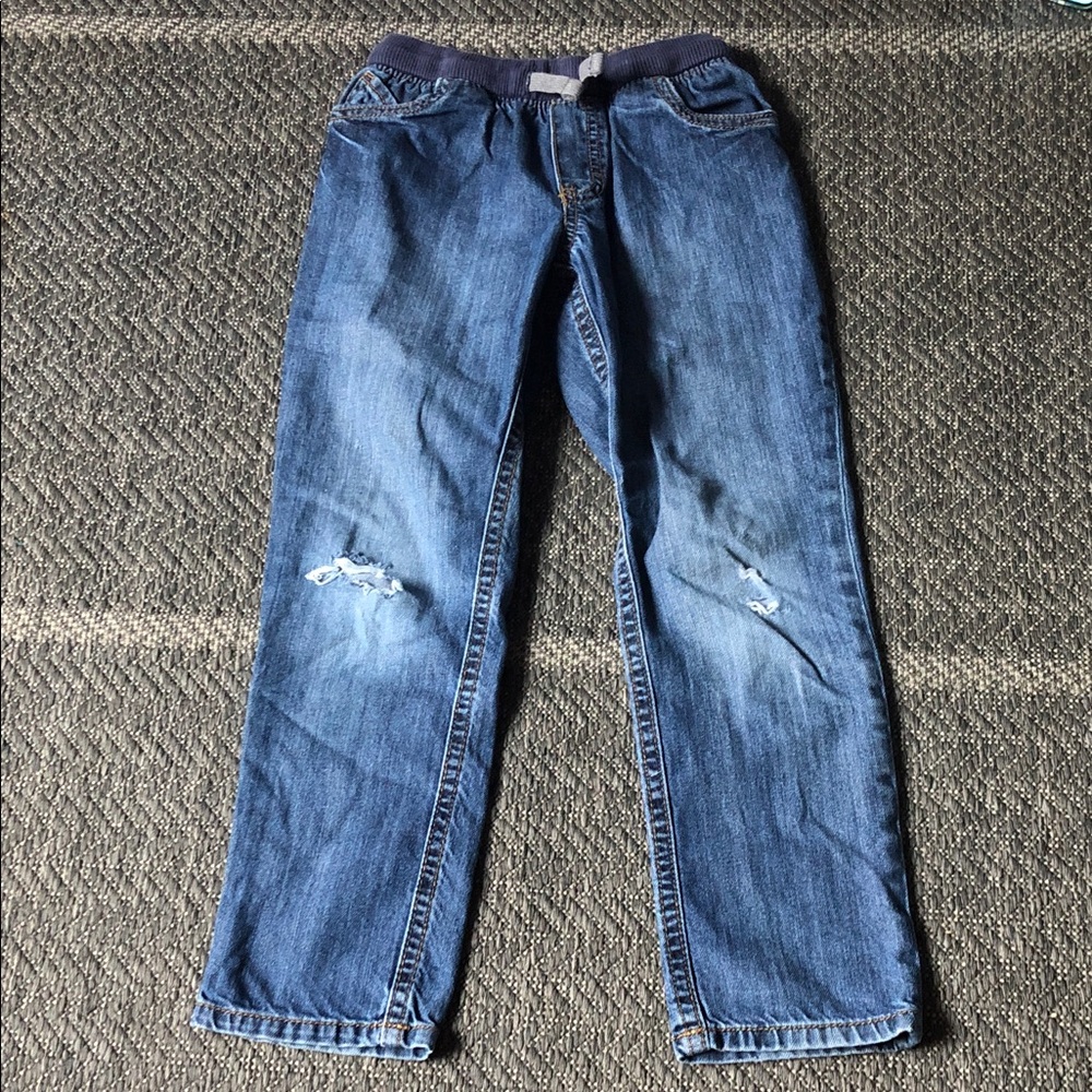 Carter's Dark Blue Distressed Kids' Jeans